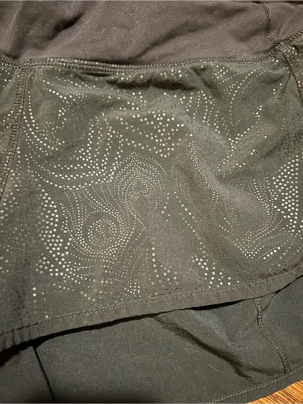 Lululemon Speed Short Beautiful Baroque Laser Cut Black 2.5